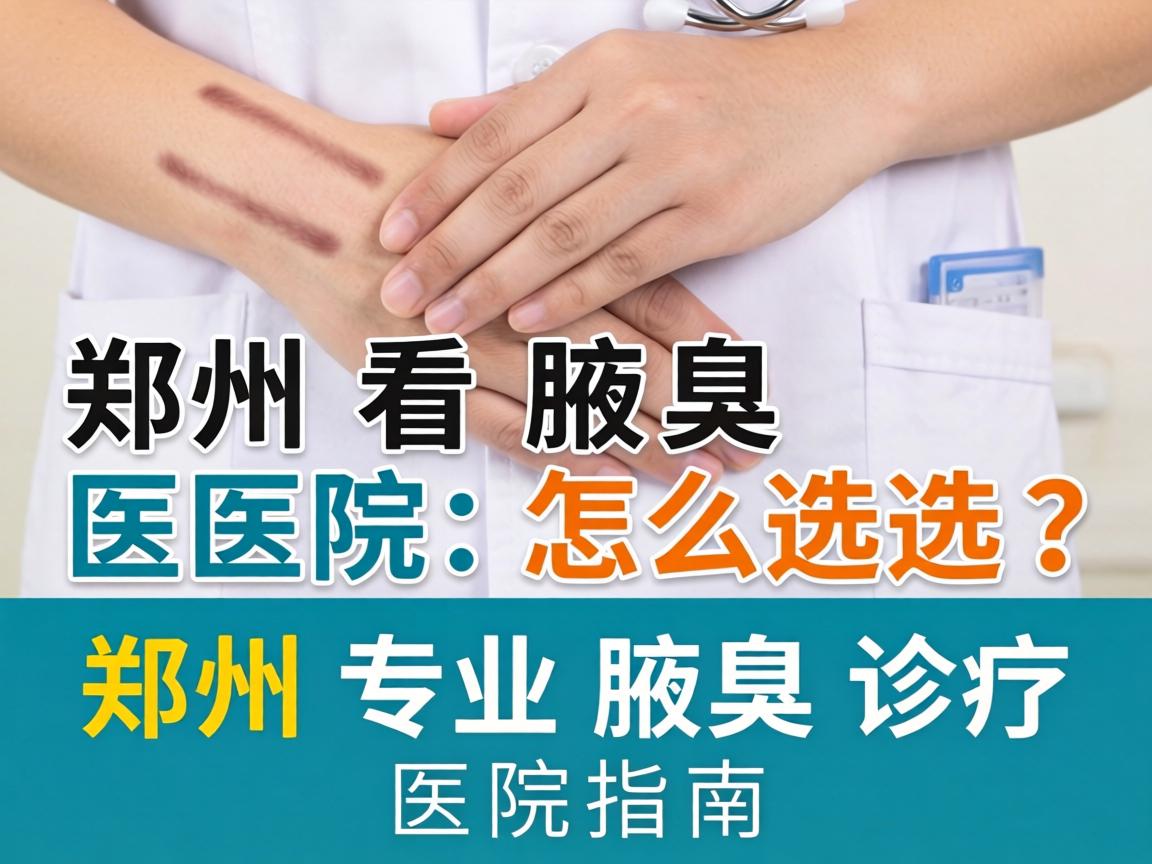 郑州看腋臭医院怎么选？郑州专业腋臭诊疗医院指南