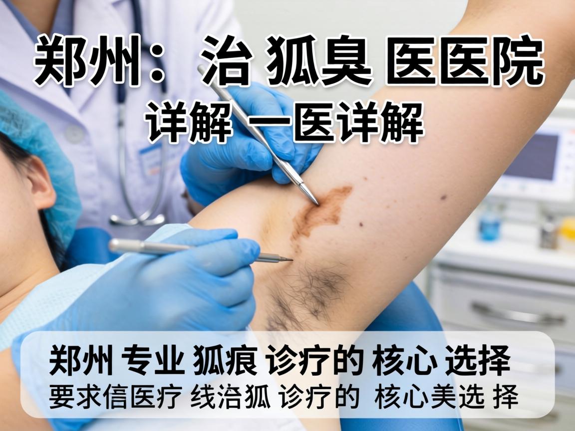 郑州治狐臭医院详解，郑州专业狐臭诊疗的核心选择