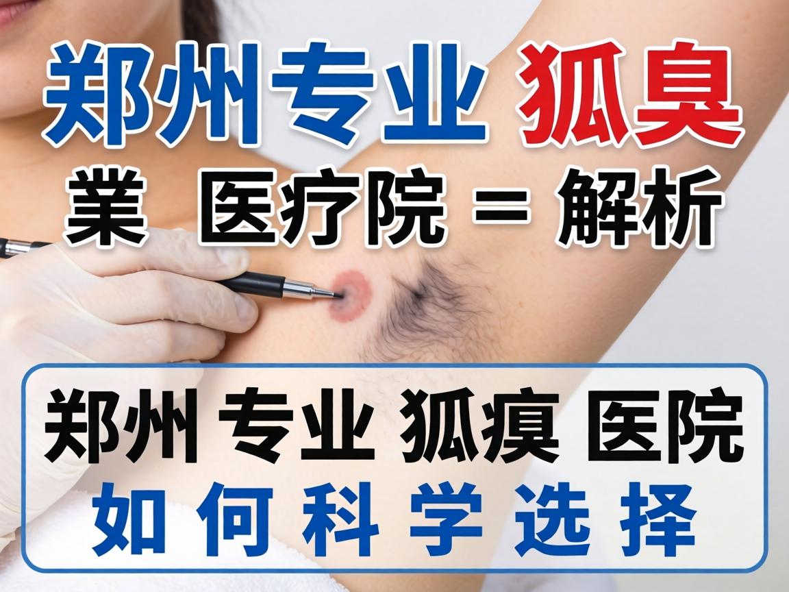 郑州专业狐臭医院解析，郑州专业狐臭医院如何科学选择