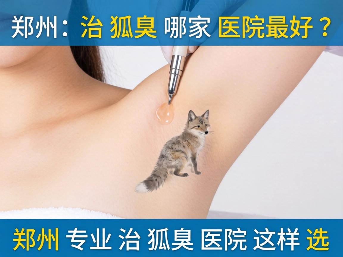 郑州治狐臭哪家医院最好？郑州专业治狐臭医院这样选