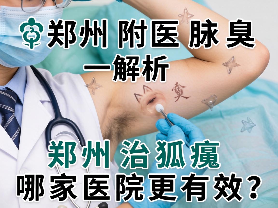 郑州附医腋臭医院解析，郑州治狐臭哪家医院更有效？