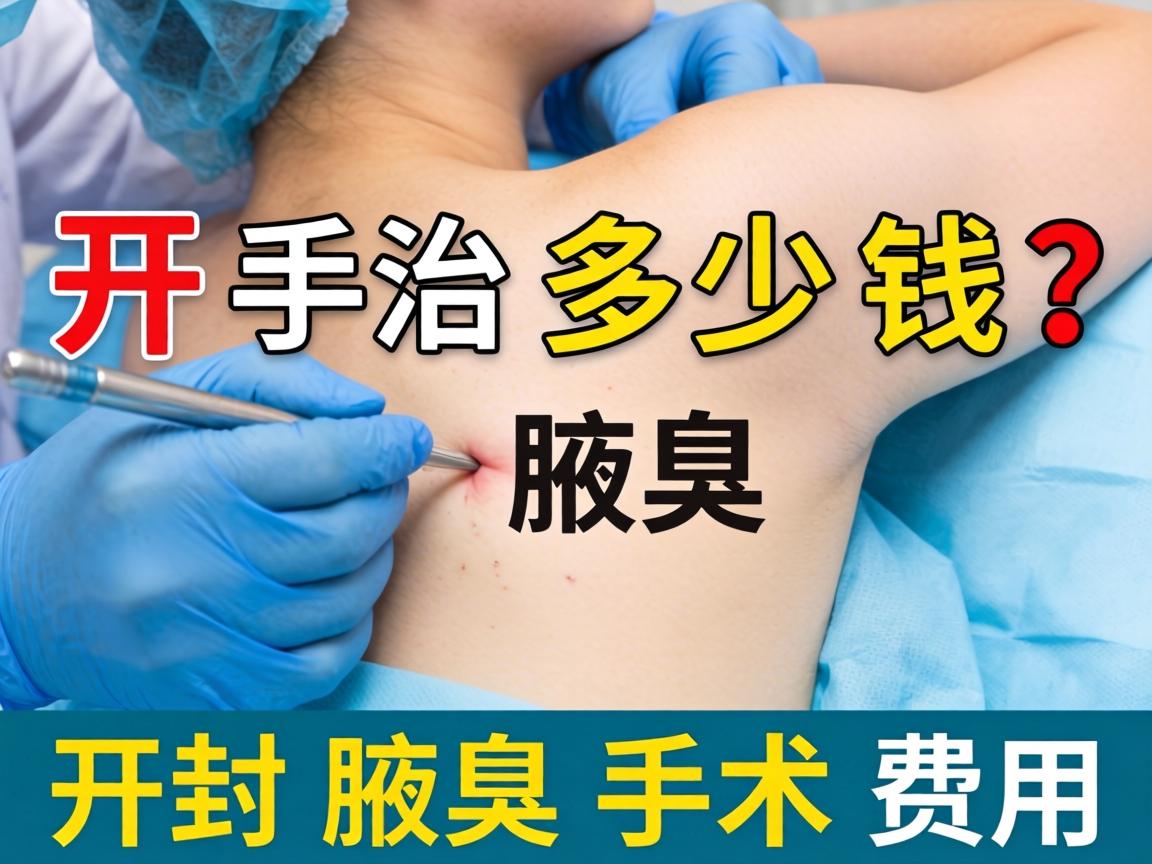 开封治腋臭手术多少钱?详解开封腋臭手术费用 开封治腋臭手术多少钱?详解开封腋臭手术费用