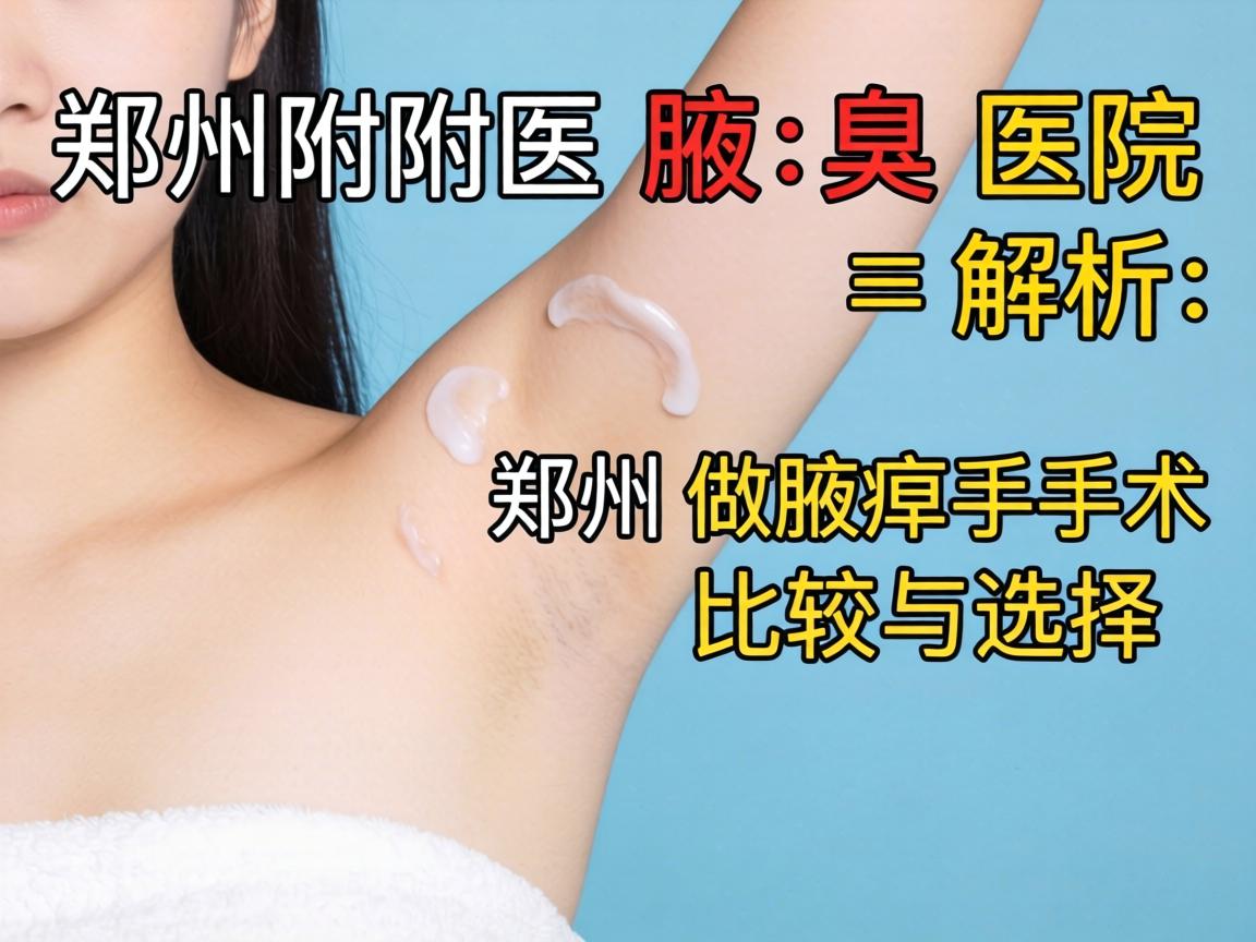 郑州附医腋臭医院解析,郑州做腋臭手术比较与选择 郑州附医腋臭医院解析,郑州做腋臭手术比较与选择