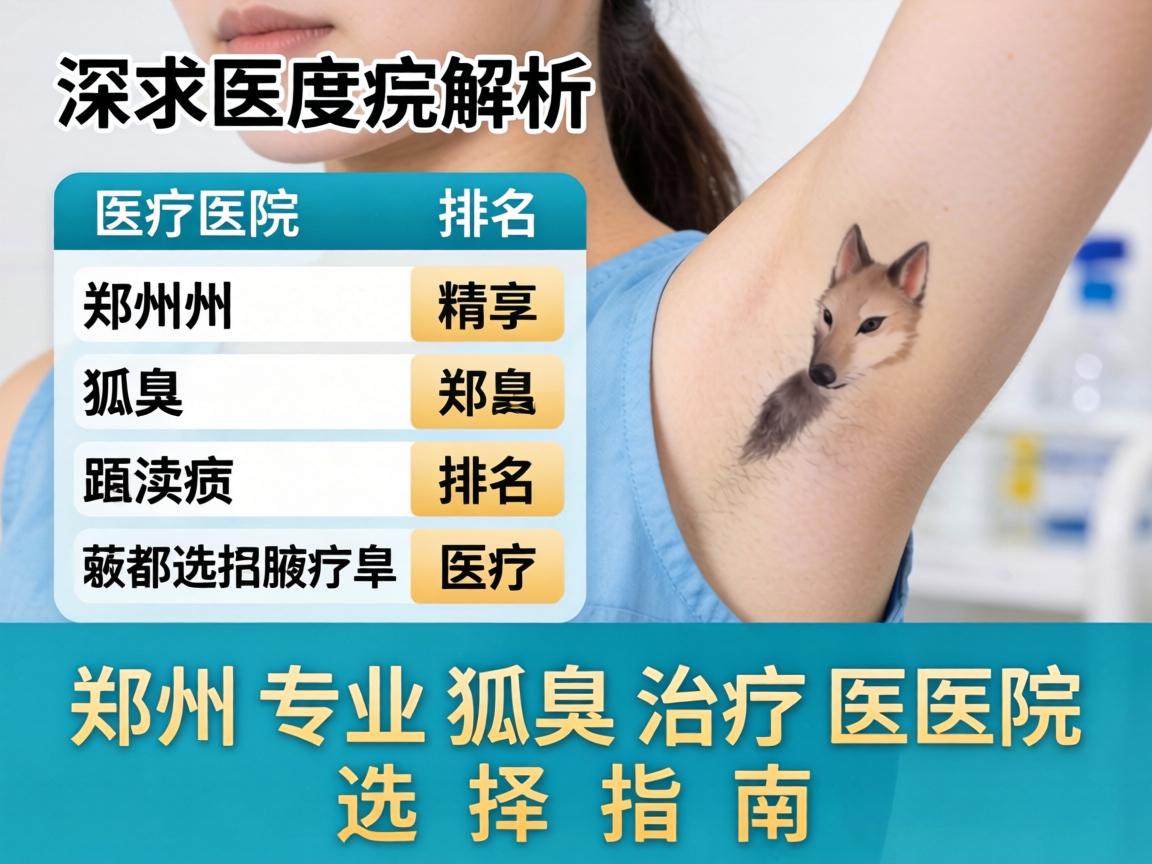深度解析郑州狐臭医院排名,郑州专业狐臭治疗医院的选择指南 深度解析郑州狐臭医院排名,郑州专业狐臭治疗医院的选择指南