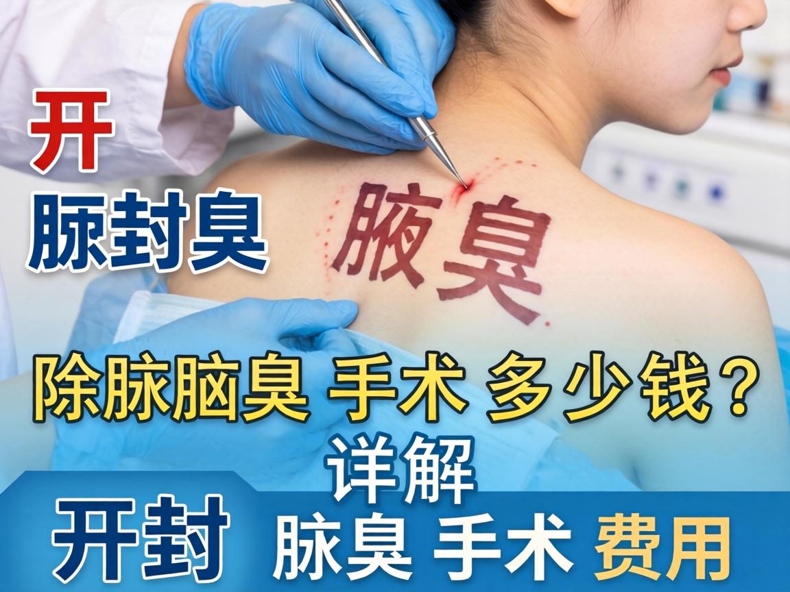 开封除腋臭手术多少钱？详解开封腋臭手术费用