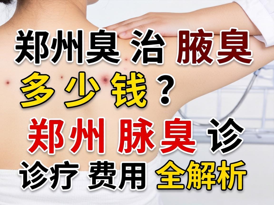 郑州治腋臭多少钱?郑州腋臭诊疗费用全解析 郑州治腋臭多少钱?郑州腋臭诊疗费用全解析