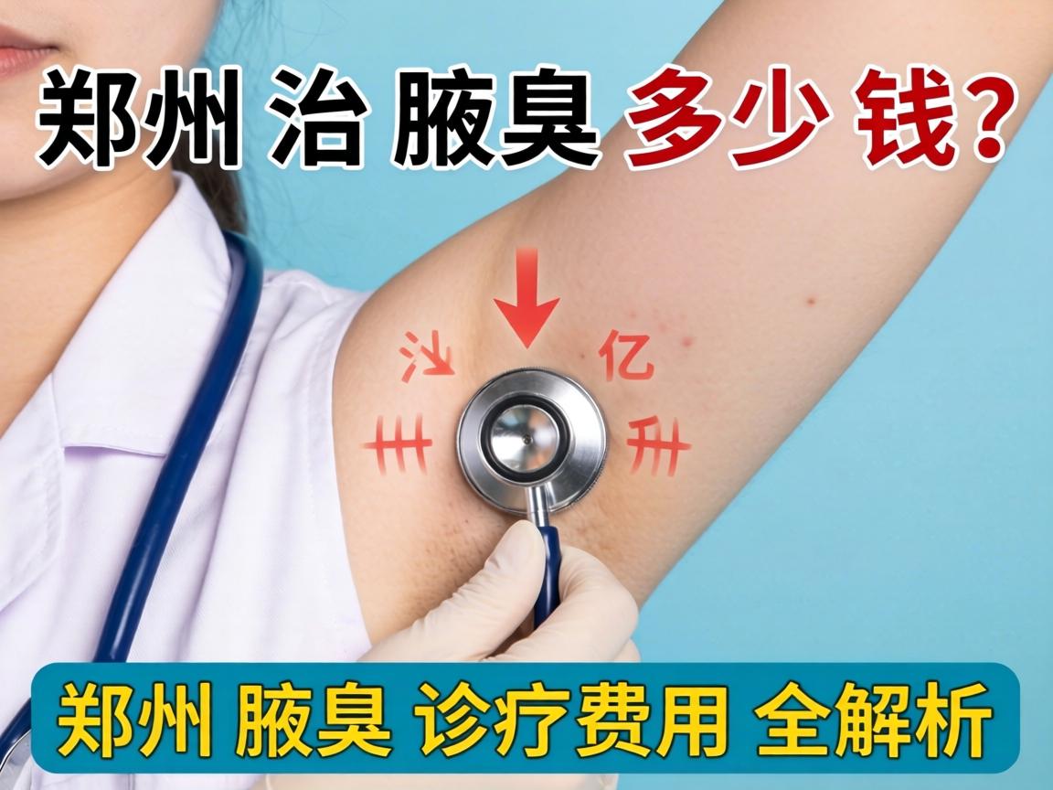 郑州治腋臭多少钱?郑州腋臭诊疗费用全解析 郑州治腋臭多少钱?郑州腋臭诊疗费用全解析