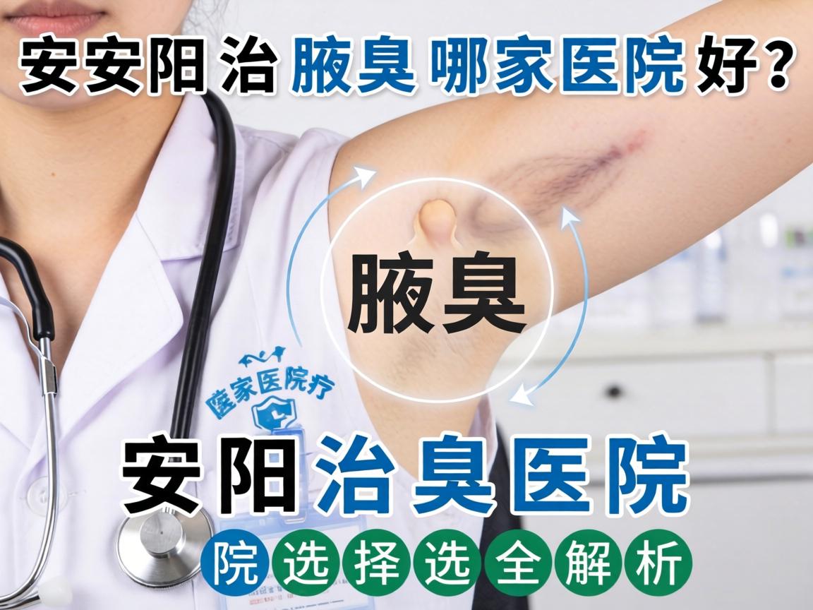 安阳治腋臭哪家医院好？安阳治腋臭医院选择全解析