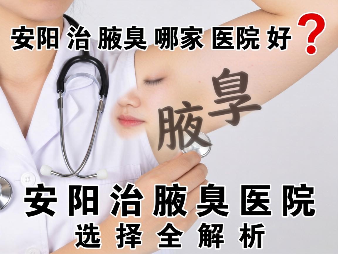 安阳治腋臭哪家医院好？安阳治腋臭医院选择全解析