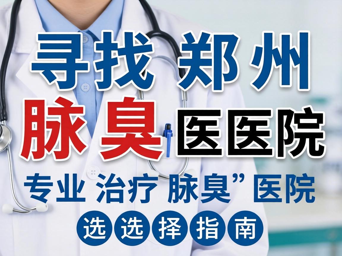 寻找郑州腋臭医院，专业治疗腋臭的医院选择指南