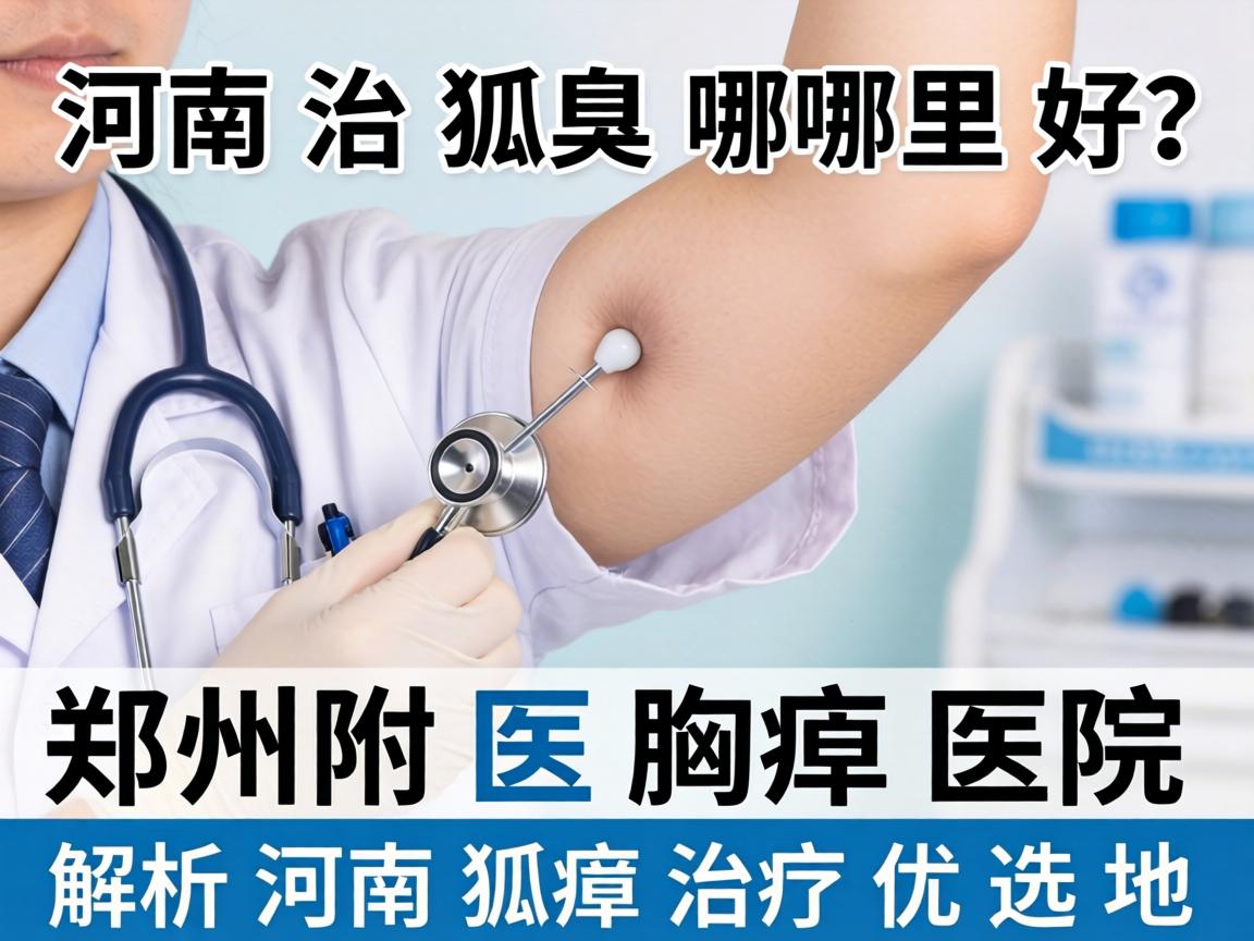 河南治狐臭哪里好？郑州附医腋臭医院解析河南狐臭治疗优选地