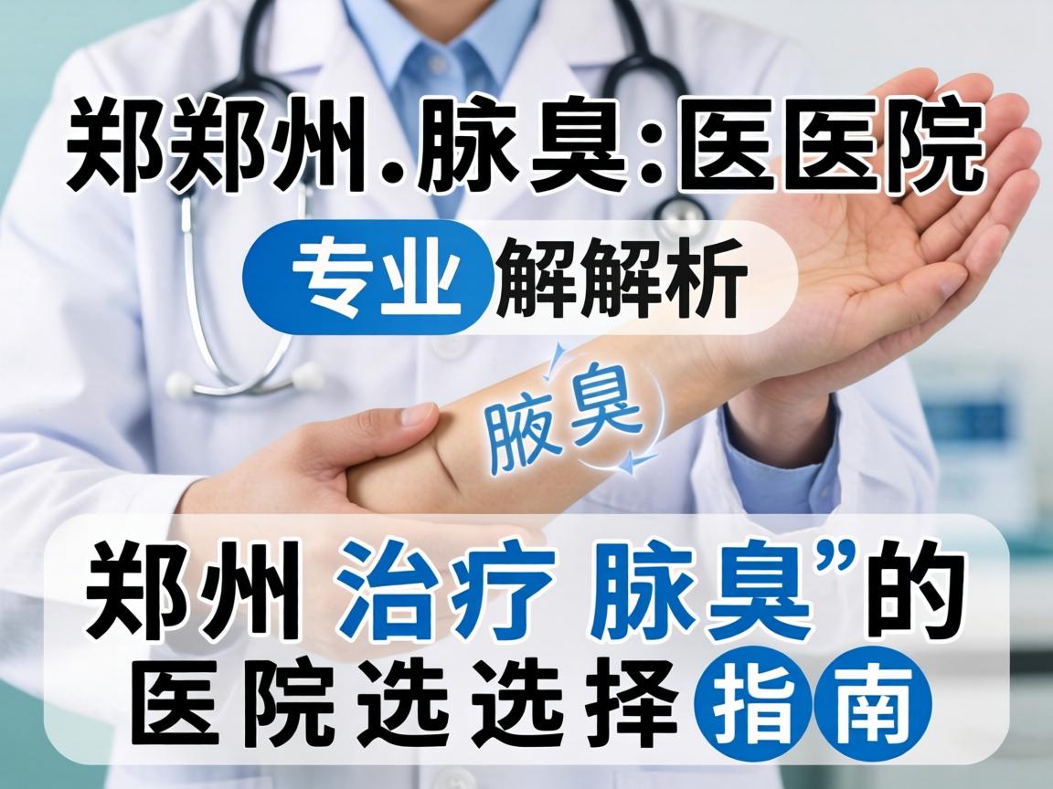 郑州腋臭医院专业解析,郑州治疗腋臭的医院选择指南 郑州腋臭医院专业解析,郑州治疗腋臭的医院选择指南