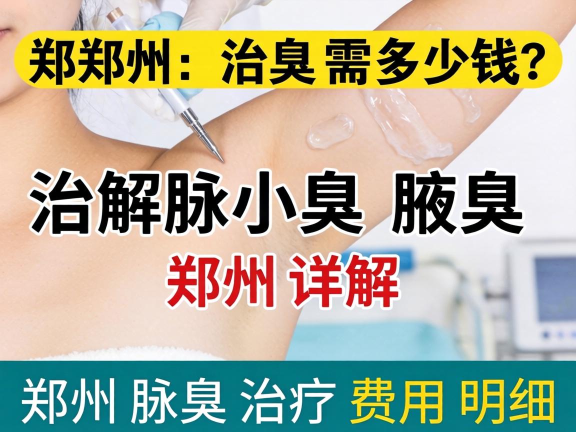 郑州治腋臭需多少钱？详解郑州腋臭治疗费用明细