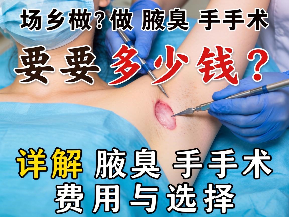在新乡做腋臭手术要多少钱?详解腋臭手术费用与选择 在新乡做腋臭手术要多少钱?详解腋臭手术费用与选择