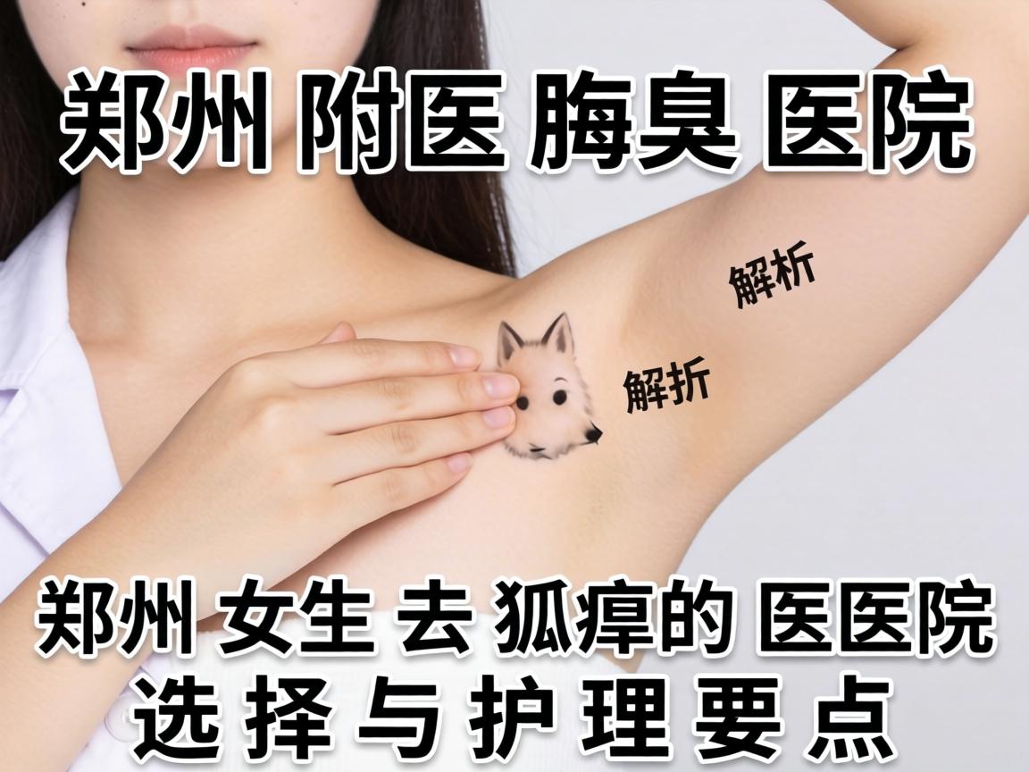 郑州附医腋臭医院解析,郑州女生去狐臭的医院选择与护理要点 郑州附医腋臭医院解析,郑州女生去狐臭的医院选择与护理要点