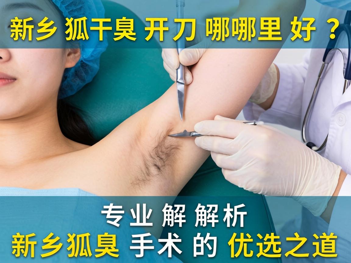 新乡狐臭开刀哪里好？专业解析新乡狐臭手术的优选之道