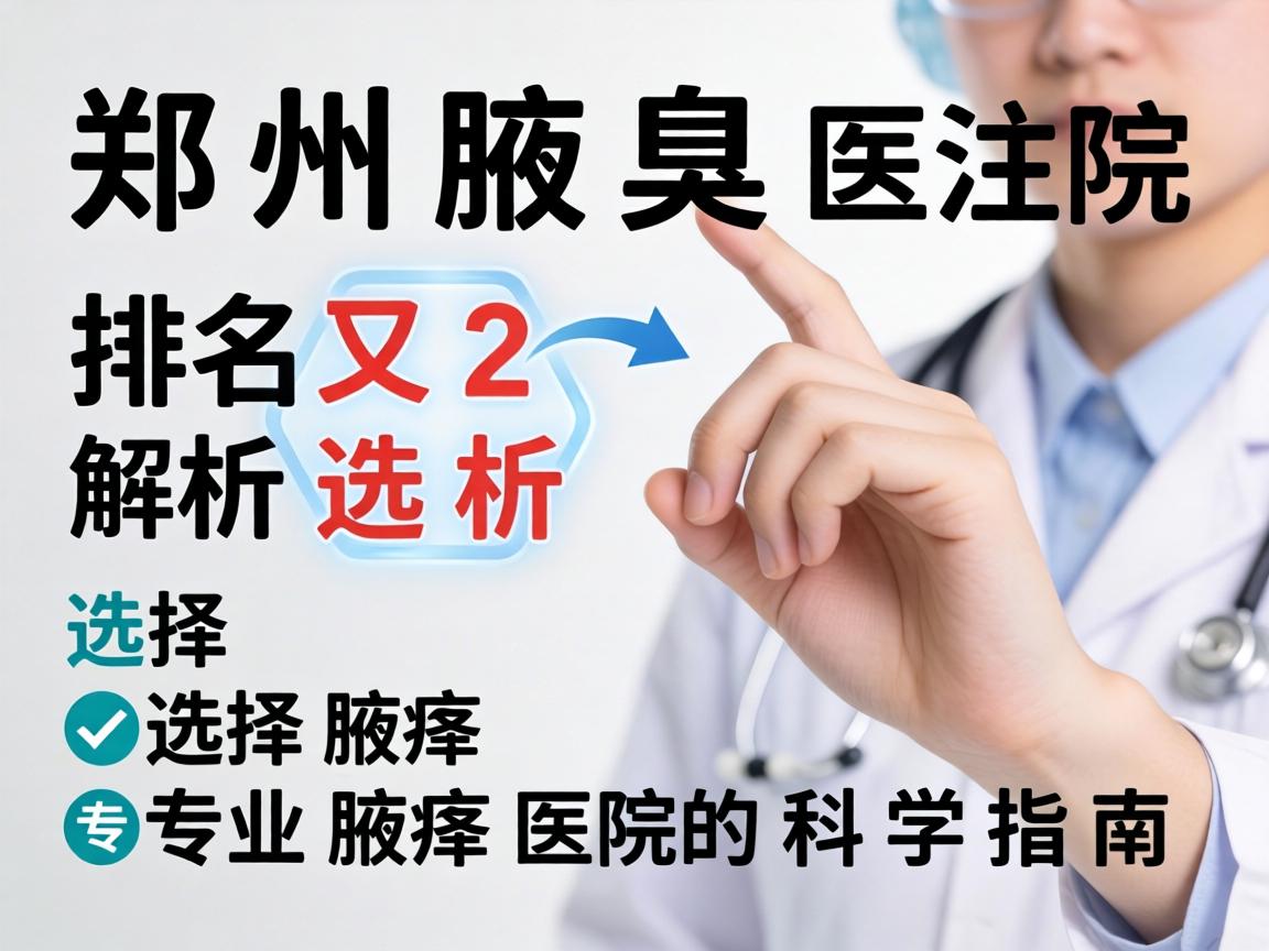 郑州腋臭医院排名解析,选择专业腋臭医院的科学指南 郑州腋臭医院排名解析,选择专业腋臭医院的科学指南