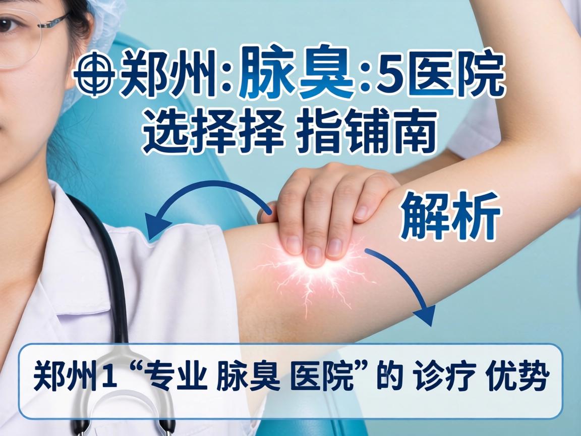 郑州腋臭医院选择指南，解析郑州专业腋臭医院的诊疗优势