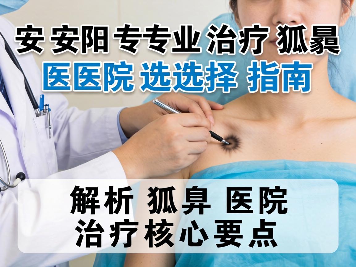 安阳专业治疗狐臭医院选择指南，解析狐臭医院治疗核心要点