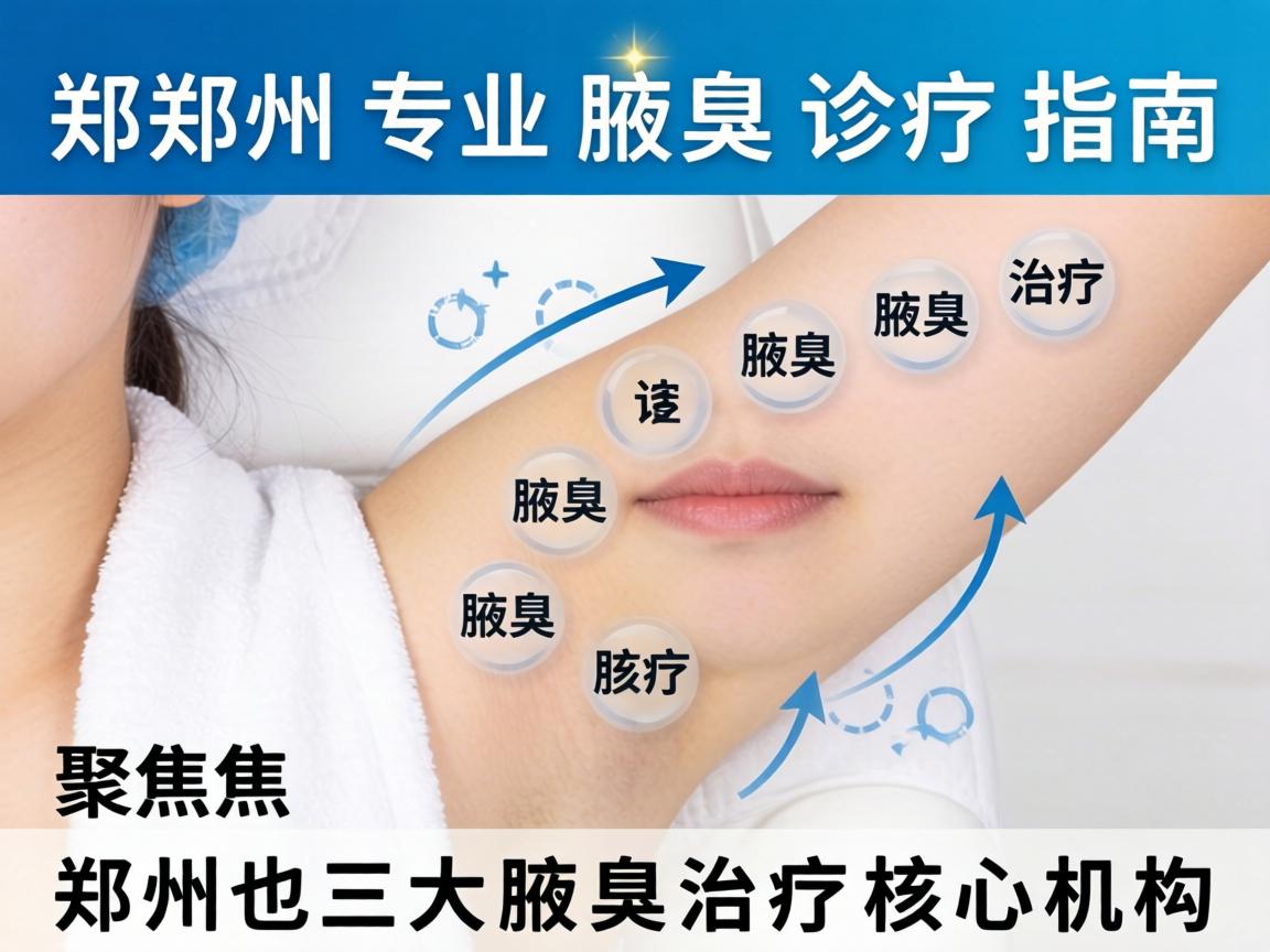 郑州专业腋臭诊疗指南，聚焦郑州三大腋臭治疗核心机构