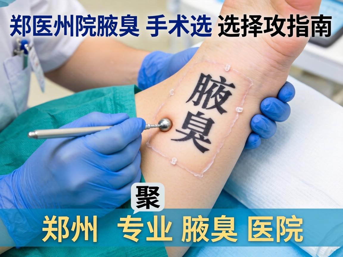 郑州腋臭手术医院选择指南，聚焦郑州专业腋臭医院