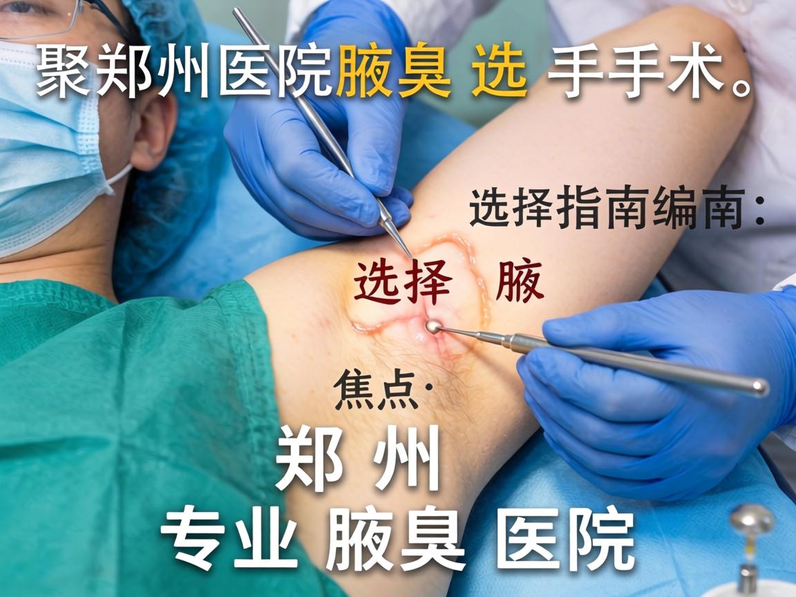 郑州腋臭手术医院选择指南，聚焦郑州专业腋臭医院