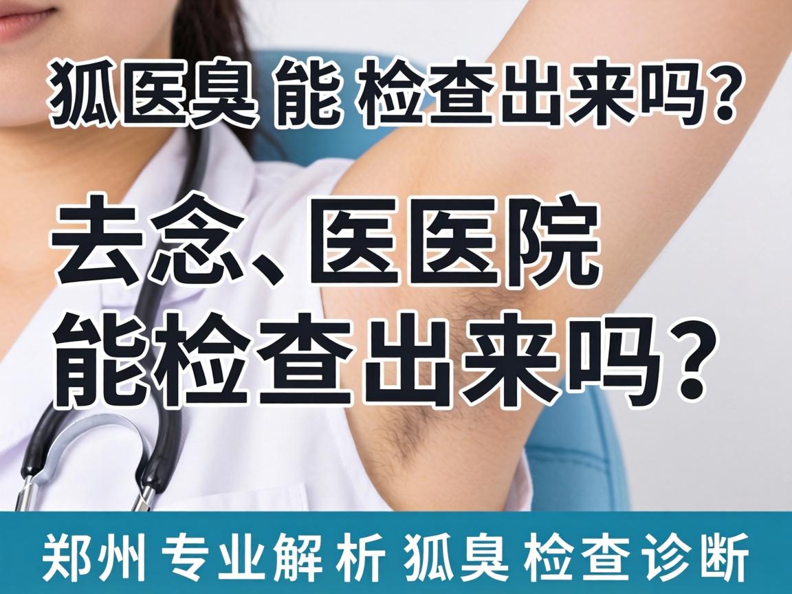 狐臭去医院能检查出来吗?郑州专业解析狐臭检查诊断 狐臭去医院能检查出来吗?郑州专业解析狐臭检查诊断