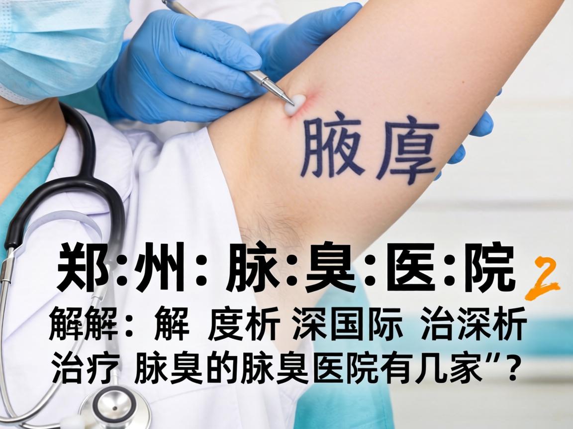 郑州腋臭医院深度解析,郑州国际治疗腋臭的医院有几家? 郑州腋臭医院深度解析,郑州国际治疗腋臭的医院有几家?