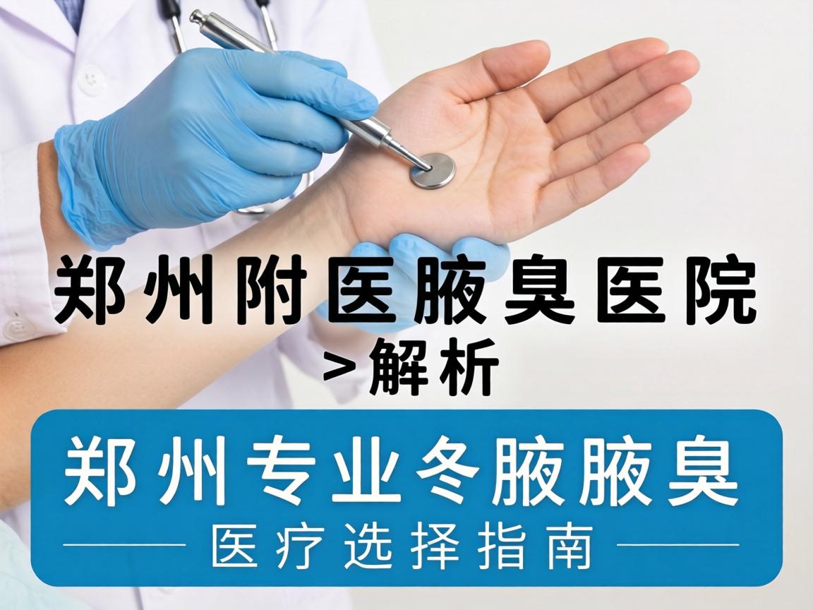 郑州附医腋臭医院解析,郑州专业腋臭医院选择指南 郑州附医腋臭医院解析,郑州专业腋臭医院选择指南