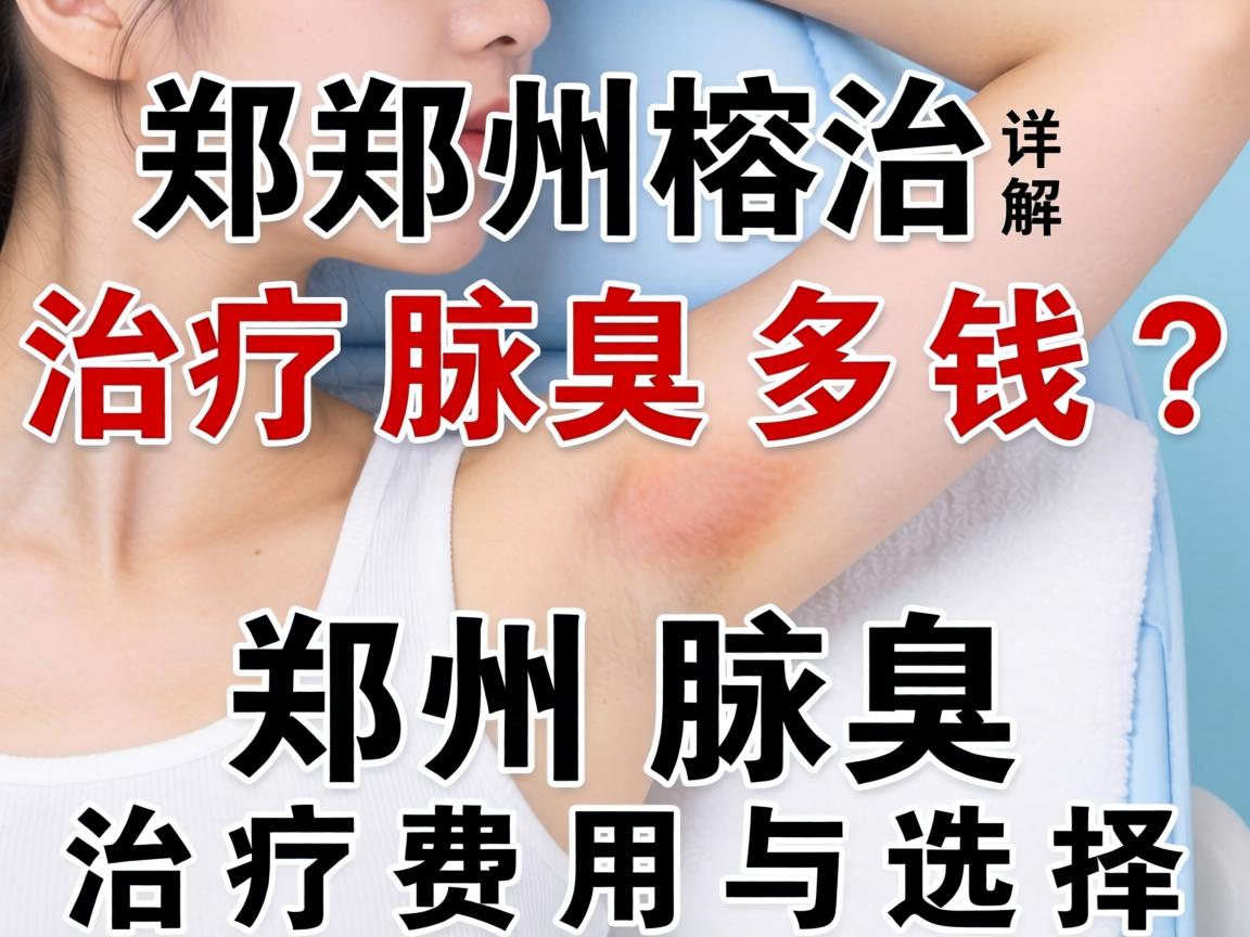 郑州治疗腋臭多钱？详解郑州腋臭治疗费用与选择