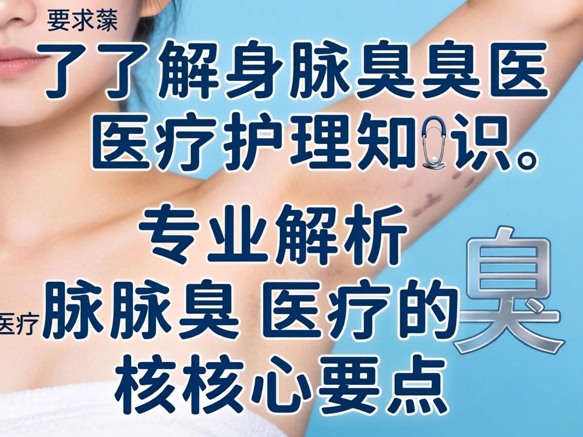 了解腋臭医疗护理知识，专业解析腋臭医疗的核心要点