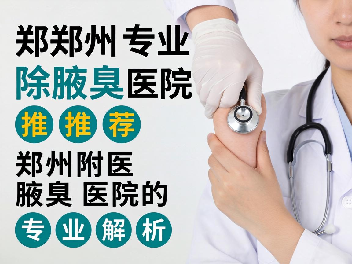 郑州专业除腋臭医院推荐，郑州附医腋臭医院的专业解析