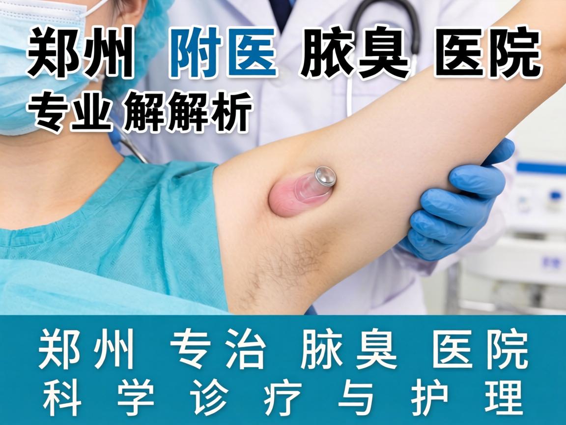 郑州附医腋臭医院专业解析，郑州专治腋臭医院的科学诊疗与护理