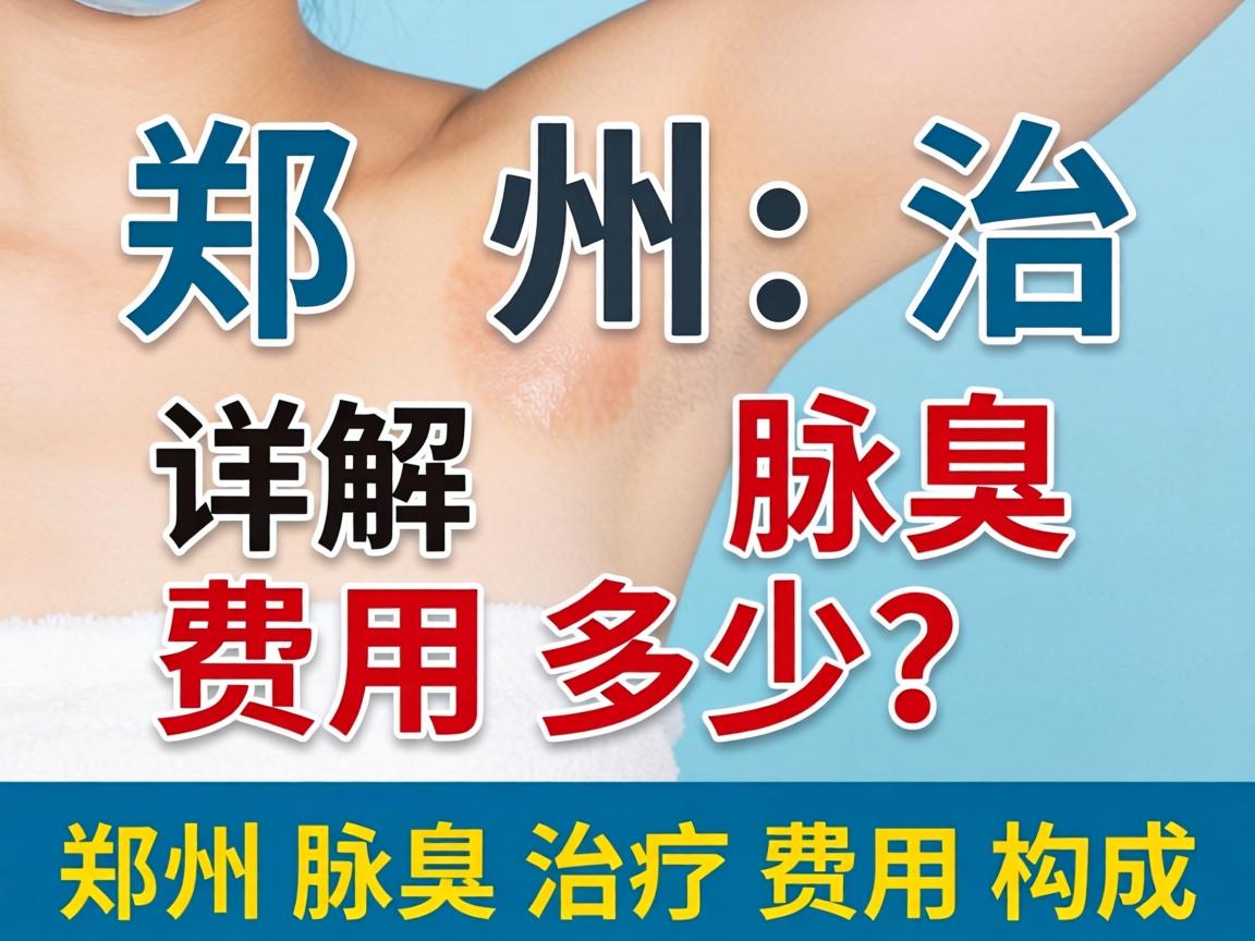 郑州治疗腋臭费用多少？详解郑州腋臭治疗费用构成