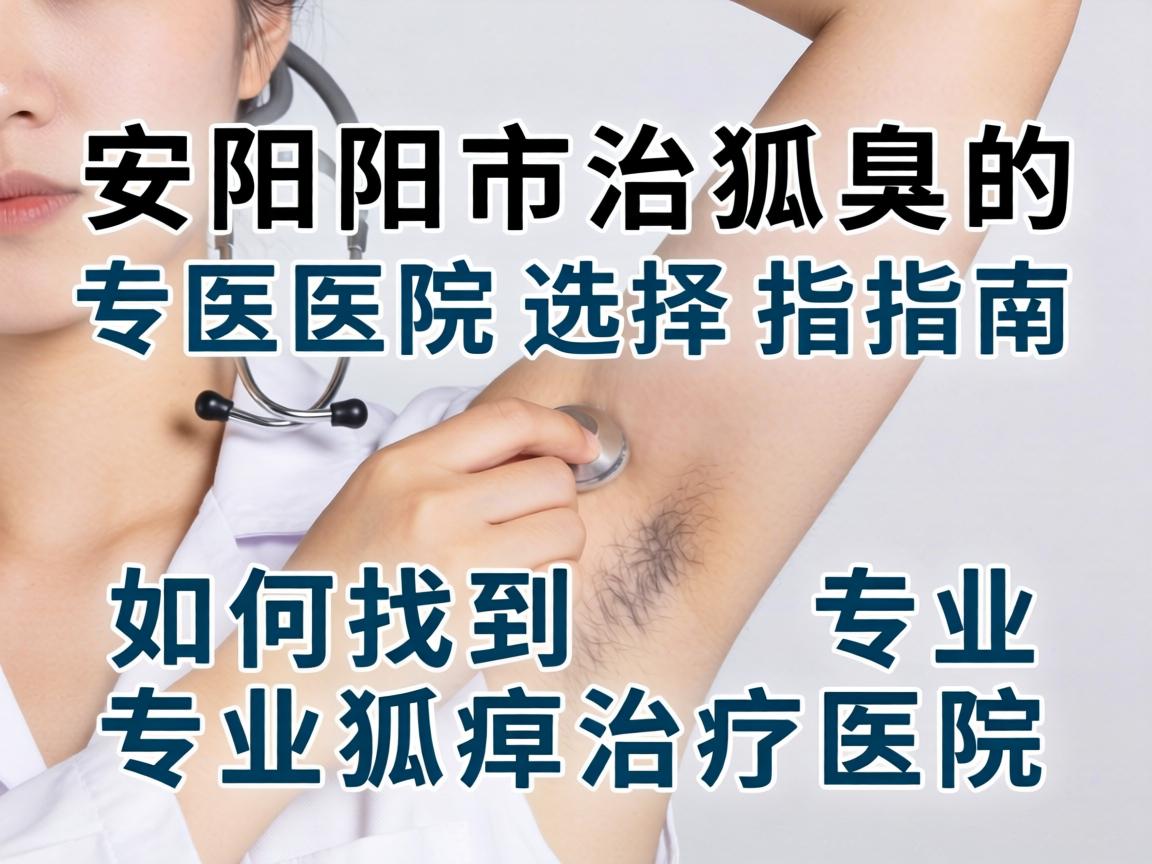 安阳市治狐臭的专医院选择指南，如何找到专业狐臭治疗医院