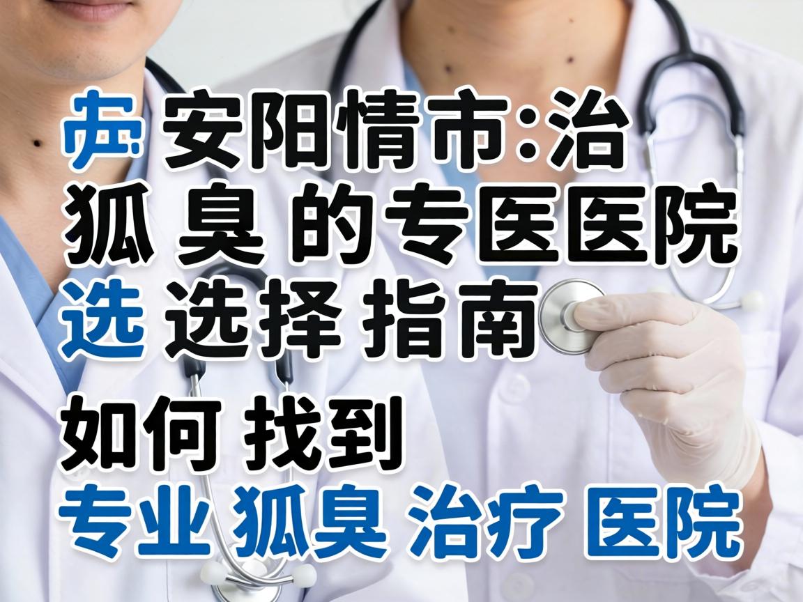 安阳市治狐臭的专医院选择指南，如何找到专业狐臭治疗医院