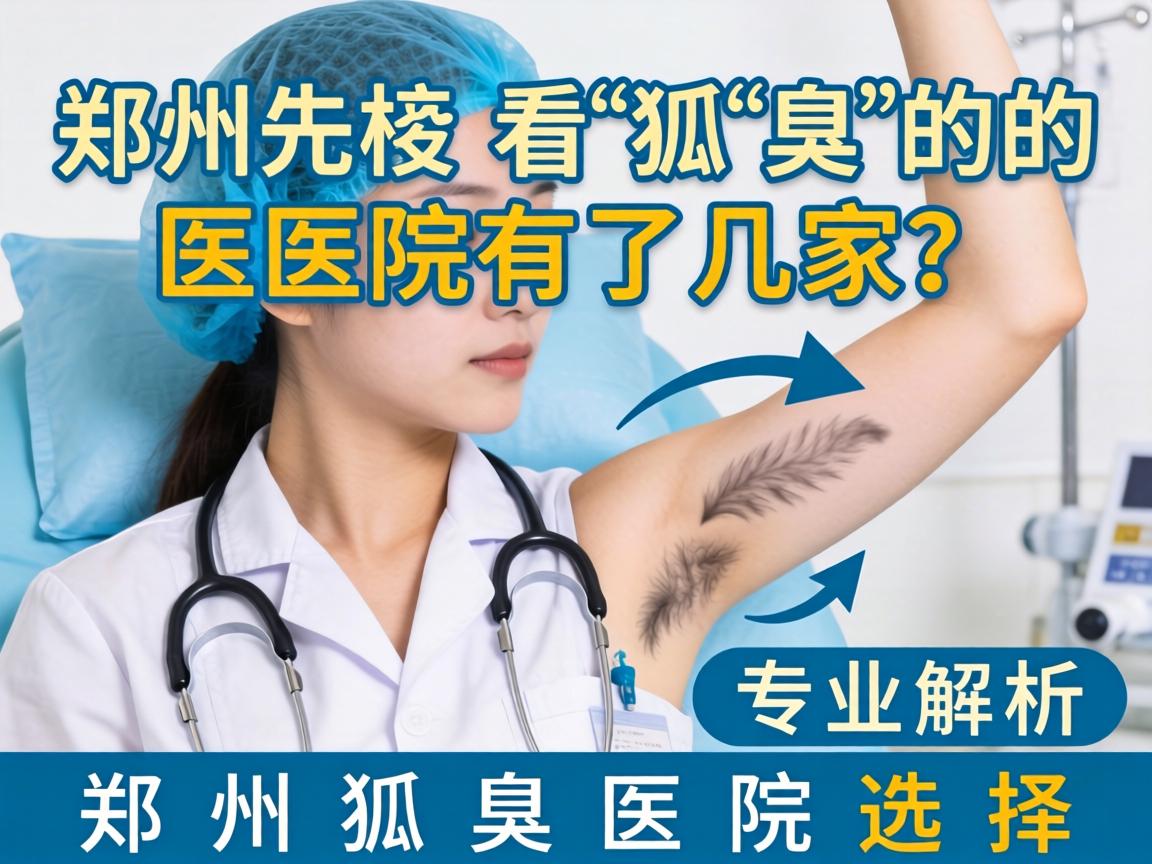 郑州看狐臭的医院有几家？专业解析郑州狐臭医院选择