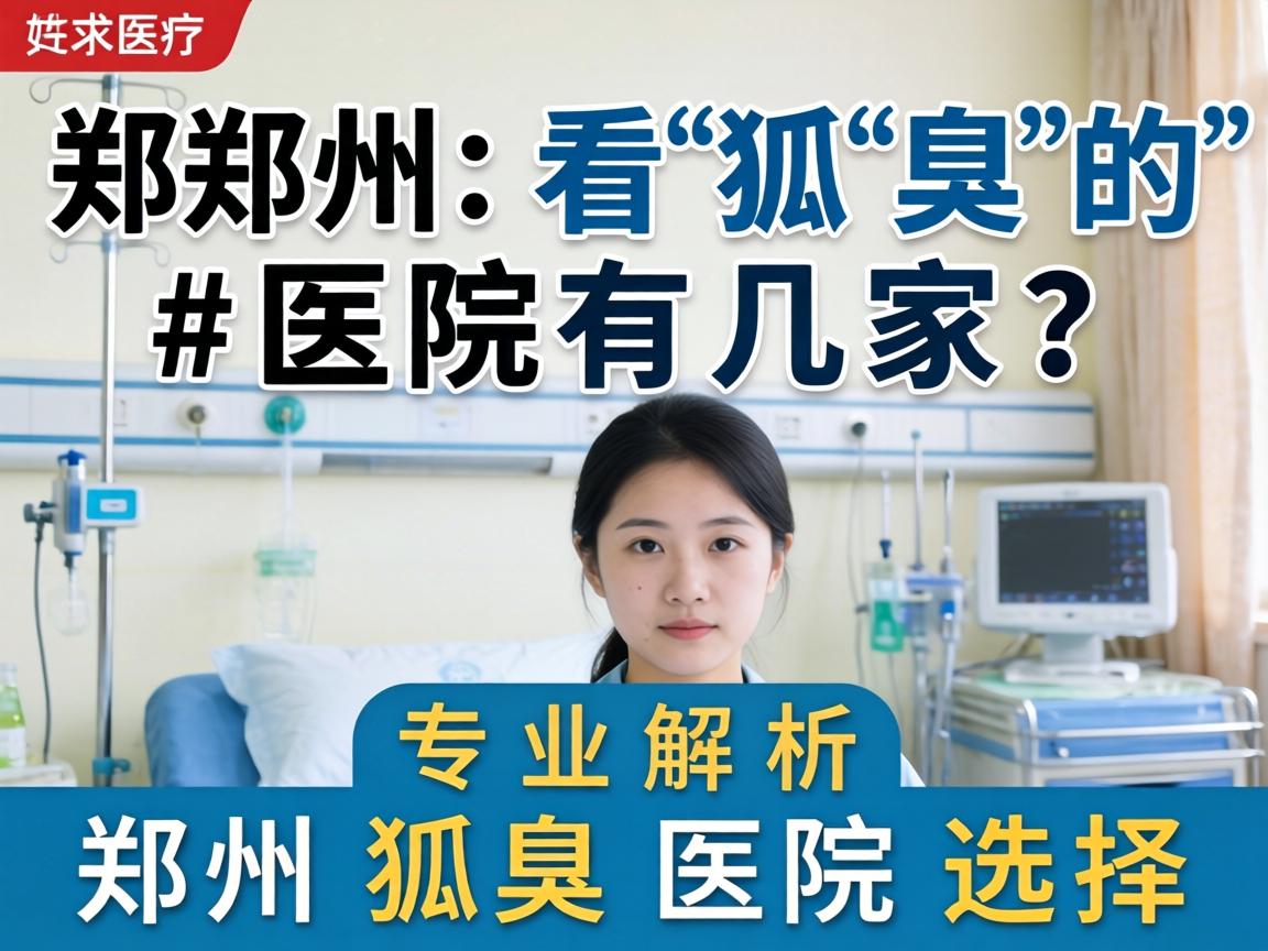 郑州看狐臭的医院有几家？专业解析郑州狐臭医院选择