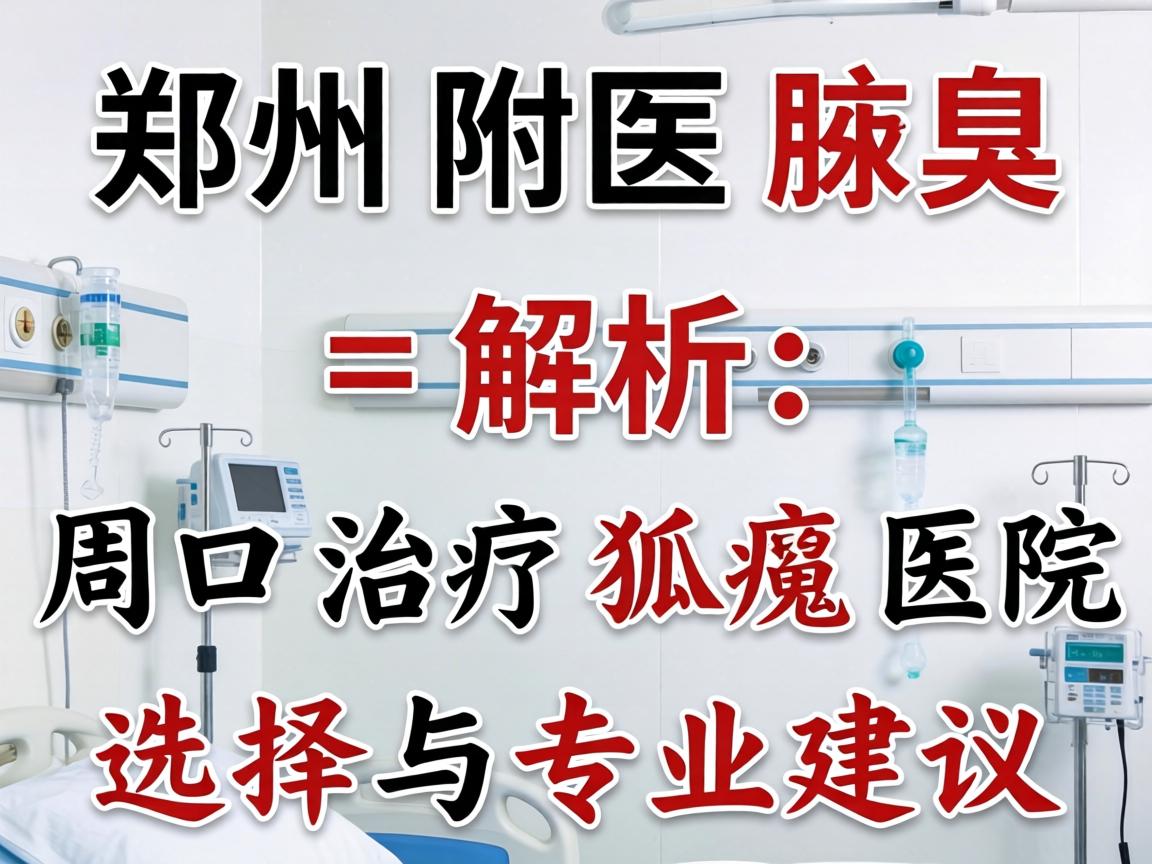 郑州附医腋臭医院解析，周口治疗狐臭的医院选择与专业建议