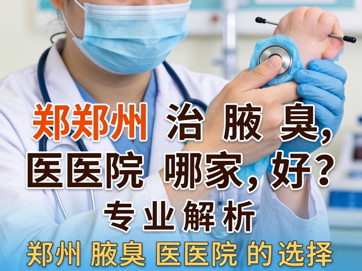 郑州治腋臭医院哪家好？专业解析郑州腋臭医院的选择
