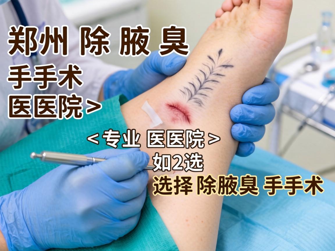郑州除腋臭手术医院解析，专业医院如何选择除腋臭手术