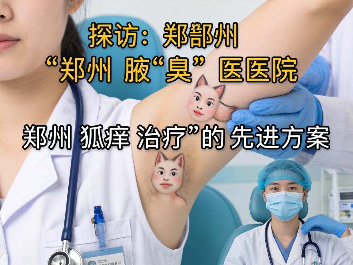 探访郑州腋臭医院，解读郑州狐臭治疗的先进方案