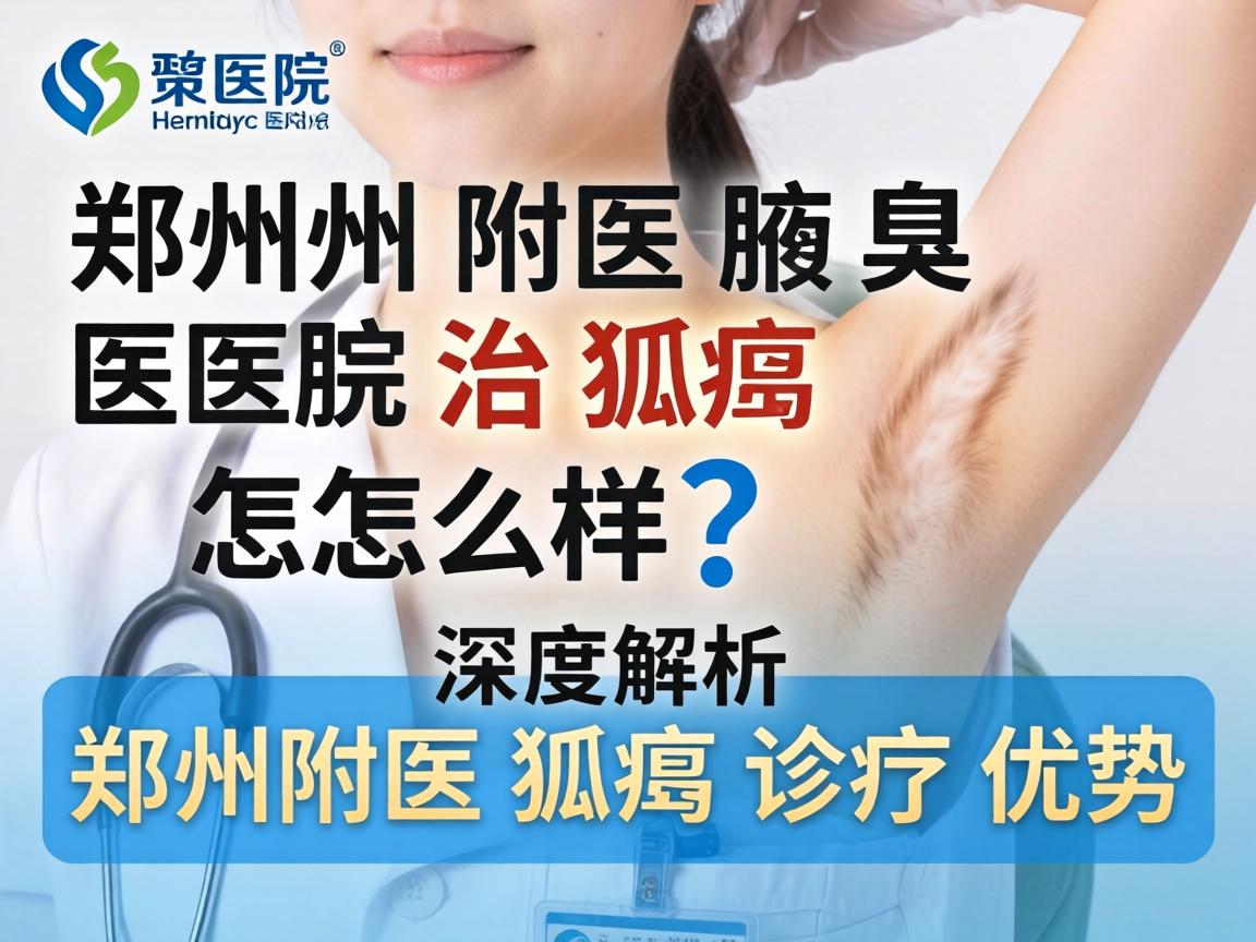郑州附医腋臭医院治狐臭怎么样？深度解析郑州附医狐臭诊疗优势