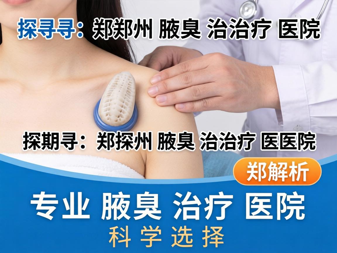 探寻郑州腋臭治疗医院，解析郑州专业腋臭治疗医院的科学选择