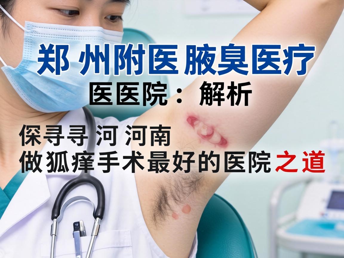 郑州附医腋臭医院解析,探寻河南做狐臭手术最好的医院之道 郑州附医腋臭医院解析,探寻河南做狐臭手术最好的医院之道