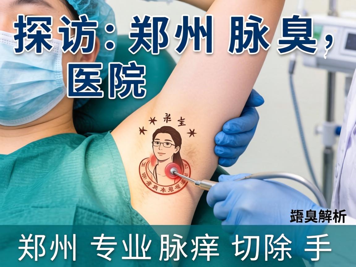 探访郑州腋臭医院，解析郑州专业腋臭切除手术