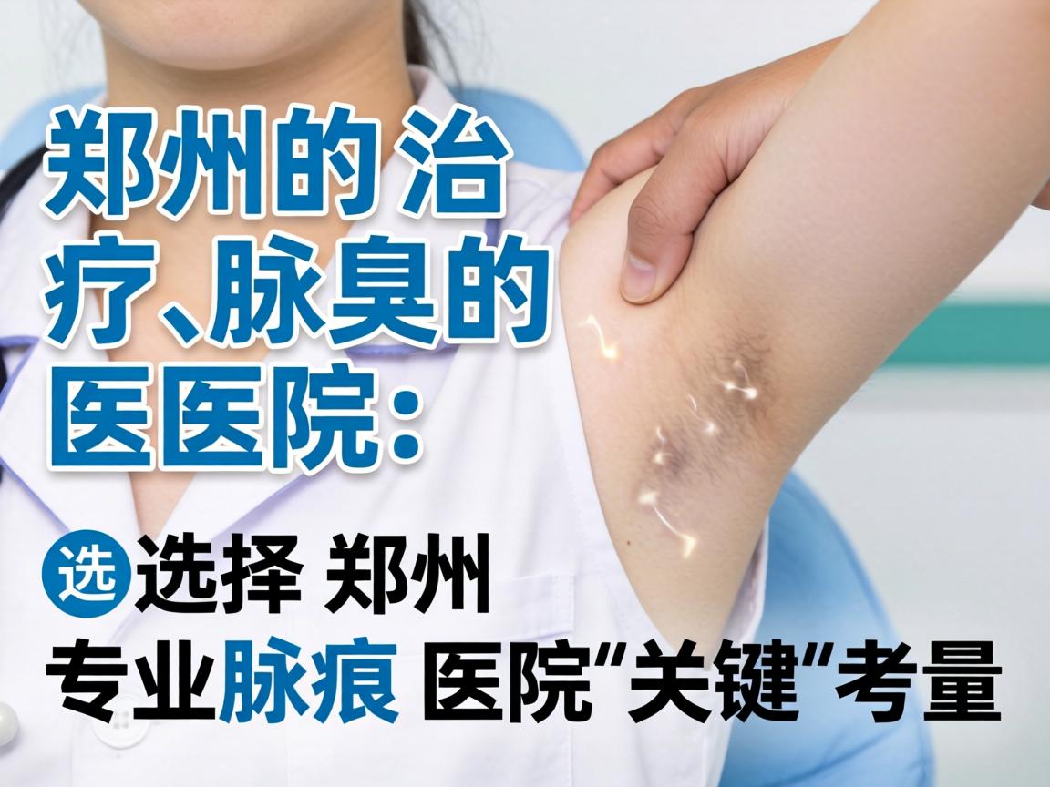 郑州治疗腋臭的医院，选择郑州专业腋臭医院的关键考量