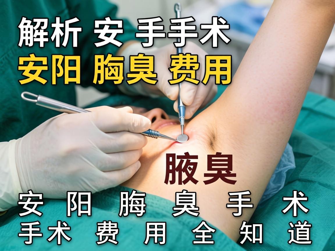 解析安阳手术腋臭费用，安阳腋臭手术费用全知道