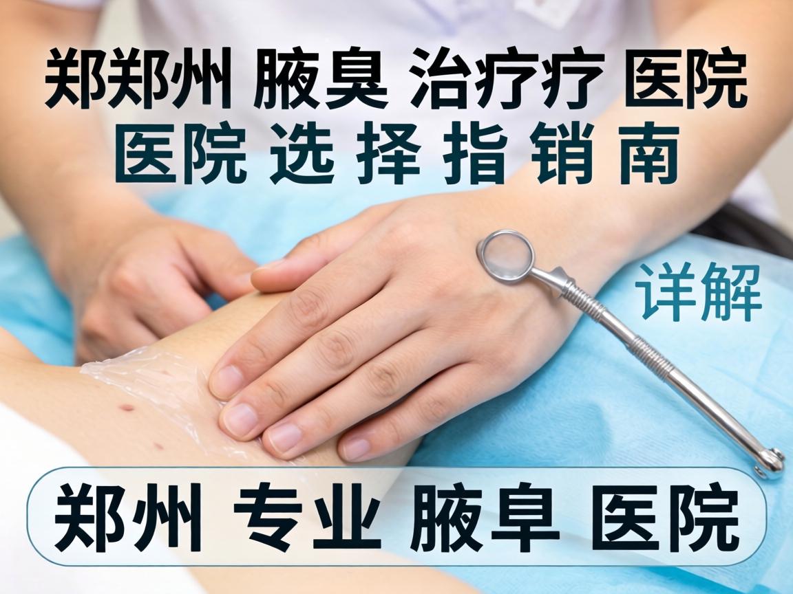 郑州腋臭治疗医院选择指南，详解郑州专业腋臭医院