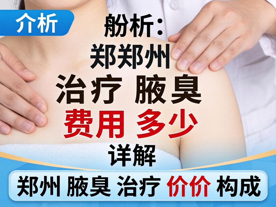 解析郑州治疗腋臭费用多少，详解郑州腋臭治疗价格构成